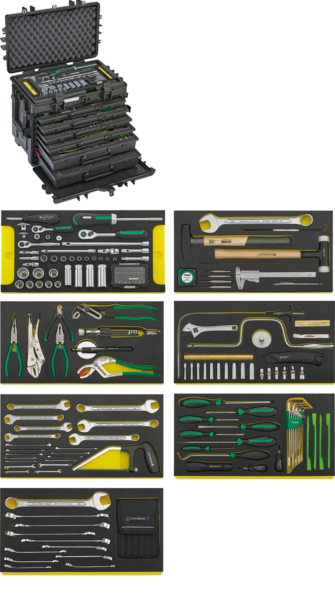 AOG set for aircraft (imperial) in tool trolley No. 13217 - 98814910