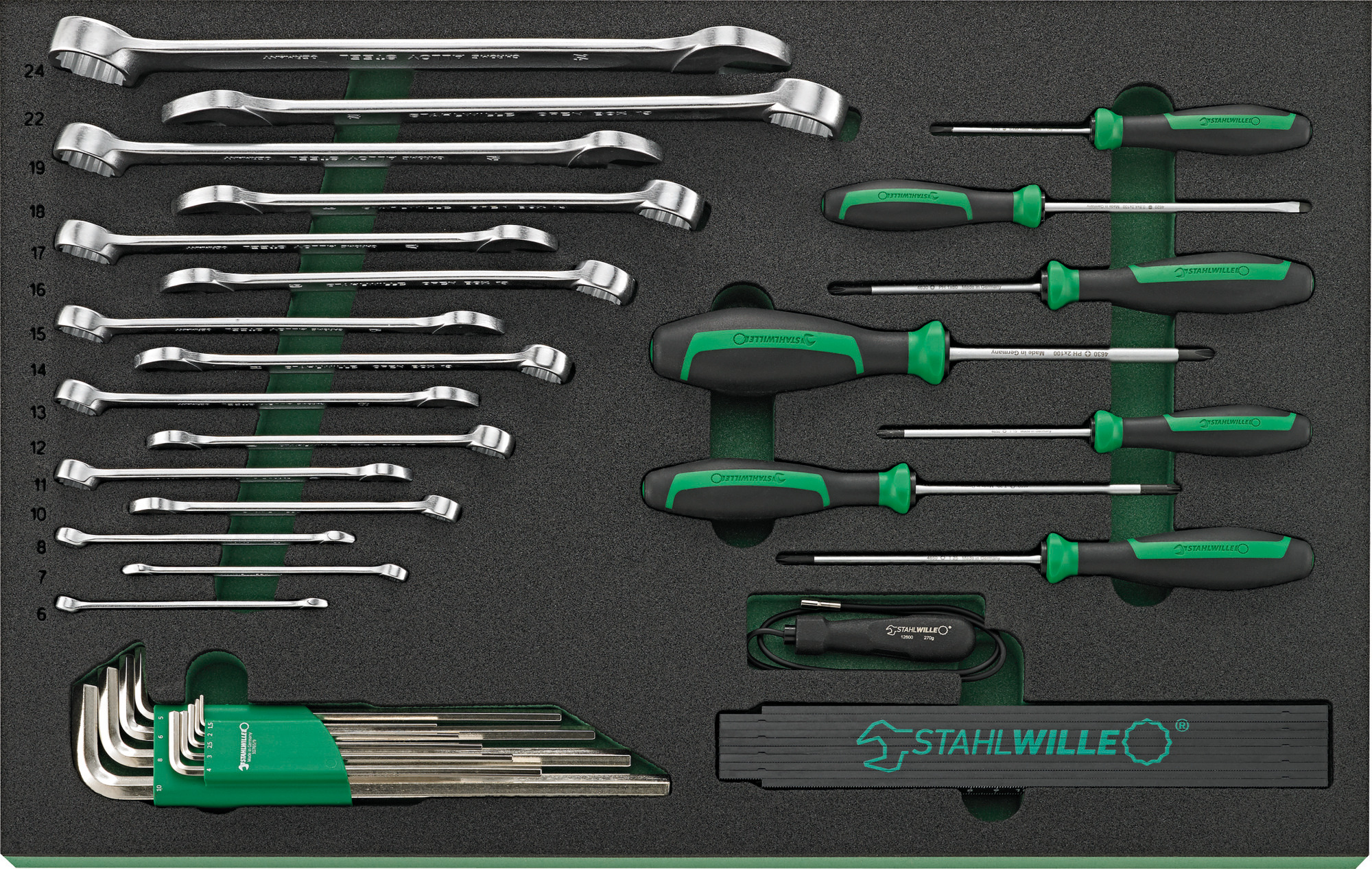 Tool assortment with workshop trolley - 98830177