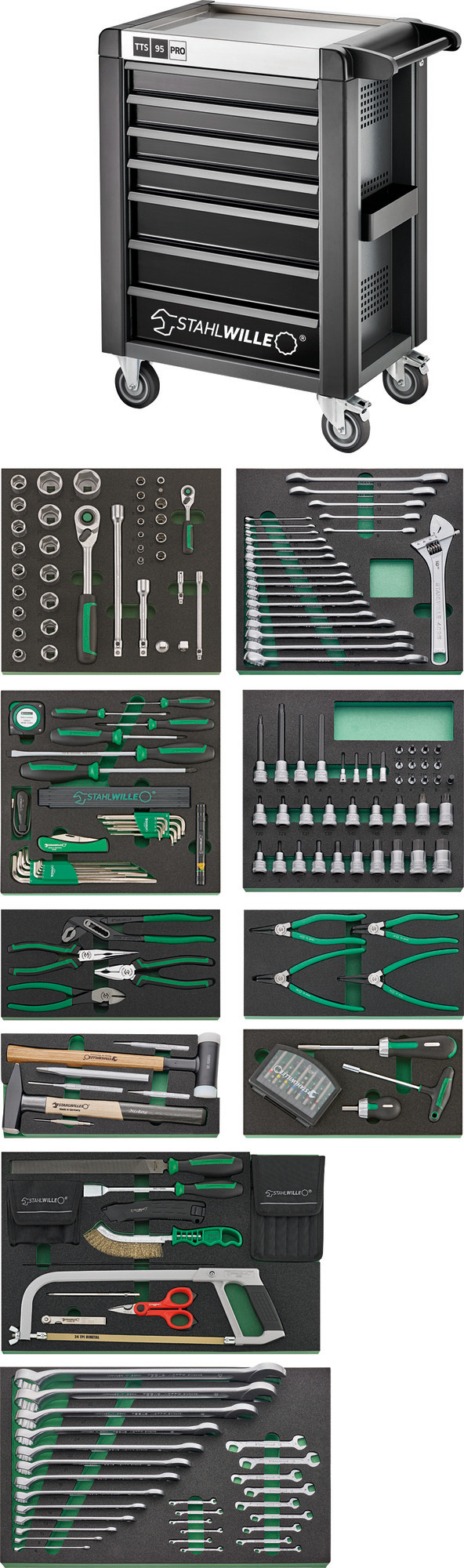 ルソイル QuickRelease tool assortment with tool trolley - 98830193