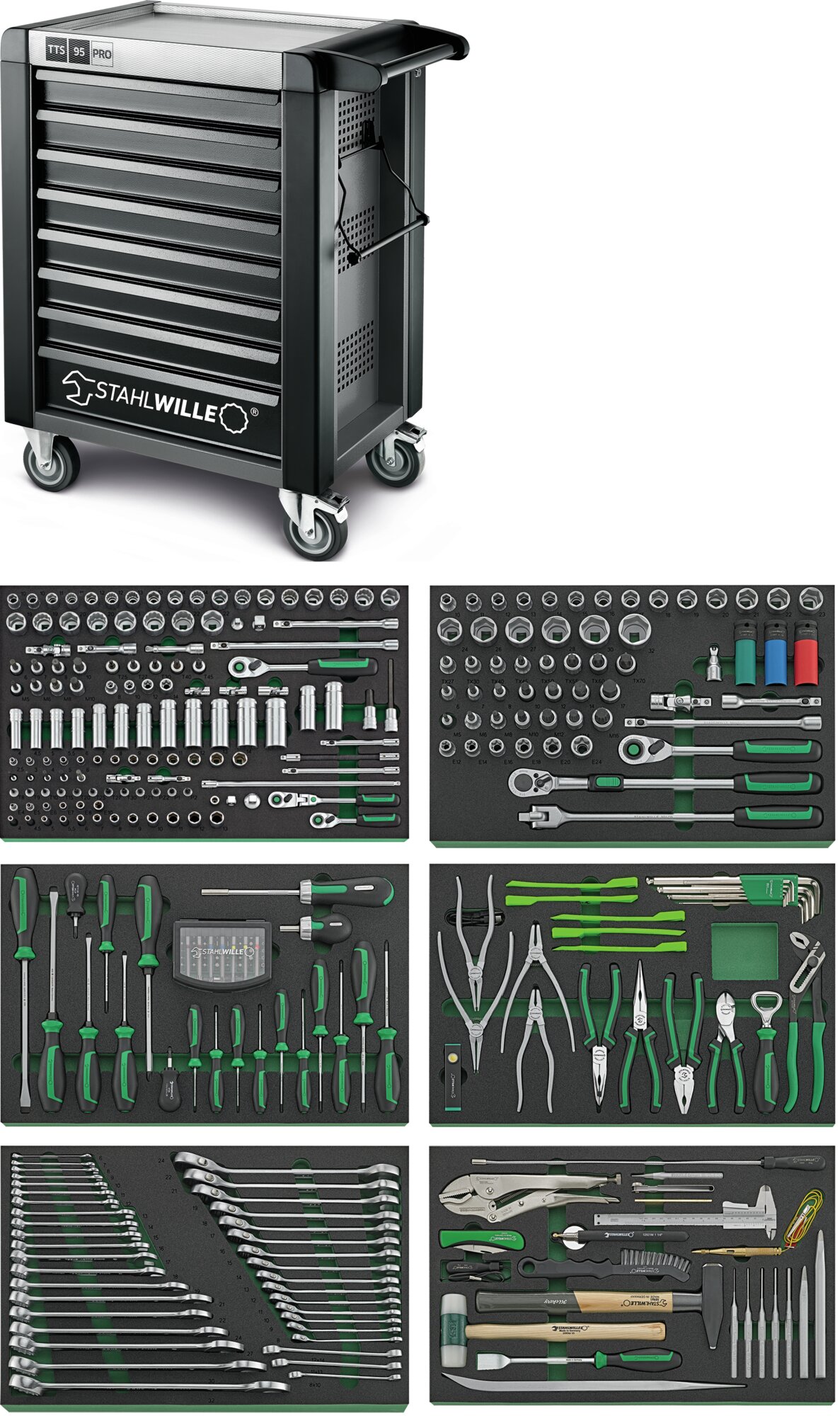 Tool set with tool trolley - 98830243